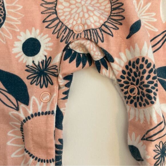 ❤️5/$25 SALE Cat & Jack Pink Blue White Polka Dot Sunflower Overall Jumpsuit - Picture 5 of 8